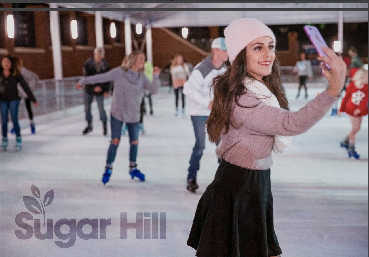 Lace up your skates at the Ice Rink at Sugar Hill